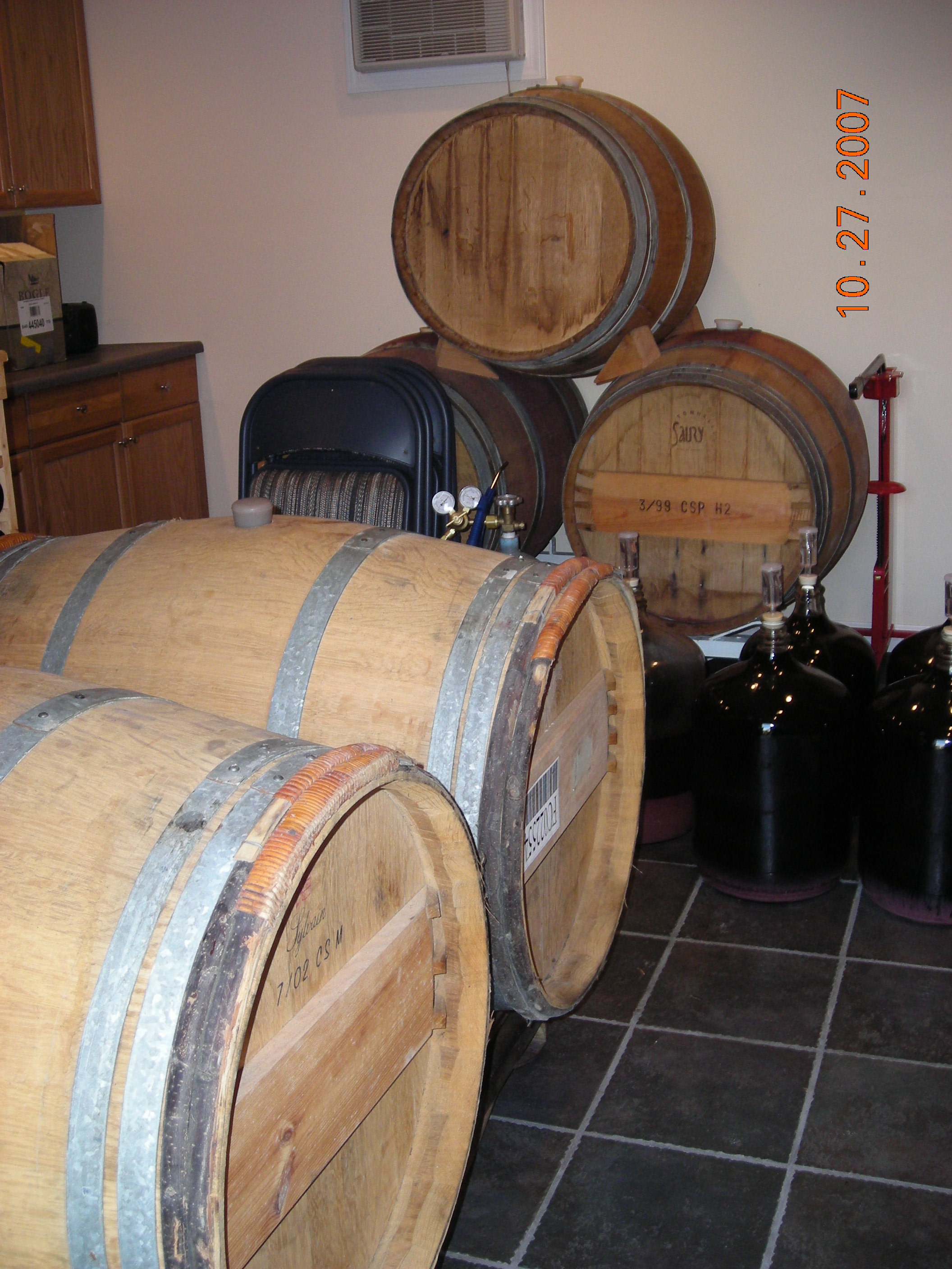 New barrels - purchased 10/24/07.